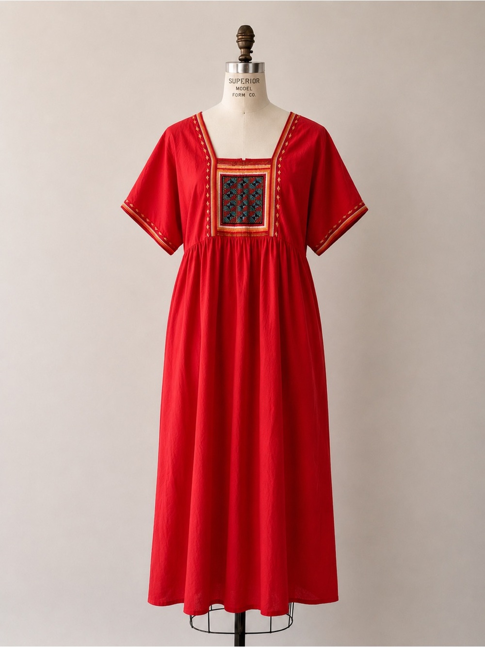 Vintage 70s Thai embroidered maxi dress by Shayna 🌺 - Picture 1 of 11